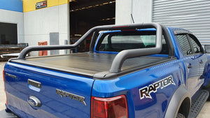 FORD RANGER DC 2012-2021 ELECTRIC ROLLER SHUTTER COVER & EXTENDED ROLL BAR COMBO