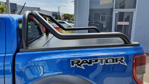 FORD RAPTOR DUAL CAB 2012-2021 ELECTRIC ROLLER COVER & EXTENDED ROLL BAR COMBO