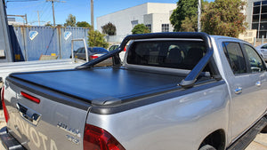 TOYOTA HILUX REVO DUAL CAB 2015-2024 ELECTRIC ROLLER SHUTTER COVER for Sports Bar tonneau hard lid