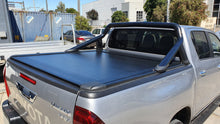 TOYOTA HILUX REVO DUAL CAB 2015-2024 ELECTRIC ROLLER SHUTTER COVER for Sports Bar tonneau hard lid