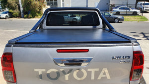 TOYOTA HILUX REVO DUAL CAB 2015-2024 ELECTRIC ROLLER SHUTTER COVER for Sports Bar tonneau hard lid