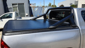 TOYOTA HILUX REVO DC 2015-2025 ELECTRIC ROLLER SHUTTER COVER for Sports Bar tonneau hard lid