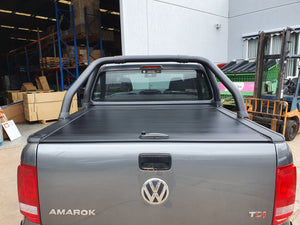 VW AMAROK DUAL CAB 10-21 MANUAL ROLLER SHUTTER COVER for Sports Bar tonneau hard lid