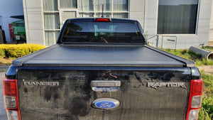 FORD RAPTOR DUAL CAB 2012-2021 ELECTRIC ROLLER SHUTTER COVER for Sports Bar tonneau hard lid