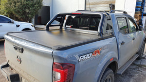 NAVARA NP300 DC 2021+ ELECTRIC ROLLER SHUTTER COVER for Sports Bar tonneau hard lid (PRO-4X, N-Trek, ST, ST-X, RX, SL)