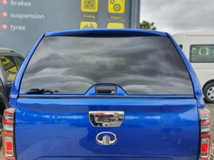 GWM CANNON Ute DC 2021+ Steel Canopy Sliding Driver Lift-Up Passenger Windows Painted Blue 6Y