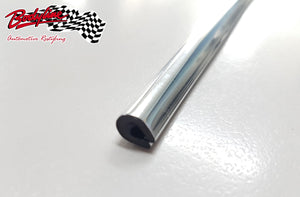 U-Style 4mm 100 Metre CHROME DOOR EDGE Wheel Arch Bumper Insert Moulding Striping for Car Boat Trim Bulk