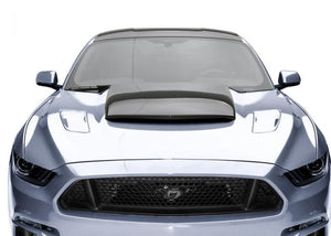 Ford Mustang 2015-2017 AIR DESIGN HOOD SCOOP - Satin Black (Bonnet Scoop)