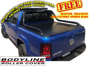 VW AMAROK DC ULTIMATE 10-21 ELECTRIC ROLLER SHUTTER COVER for Sports Bar tonneau hard lid