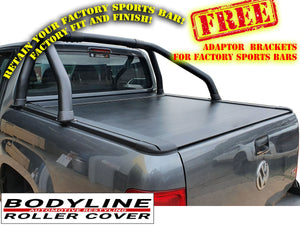 VW AMAROK DUAL CAB 10-21 ELECTRIC ROLLER SHUTTER COVER for Sports Bar tonneau hard lid