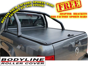 VW AMAROK DUAL CAB 10-21 MANUAL ROLLER SHUTTER COVER for Sports Bar tonneau hard lid