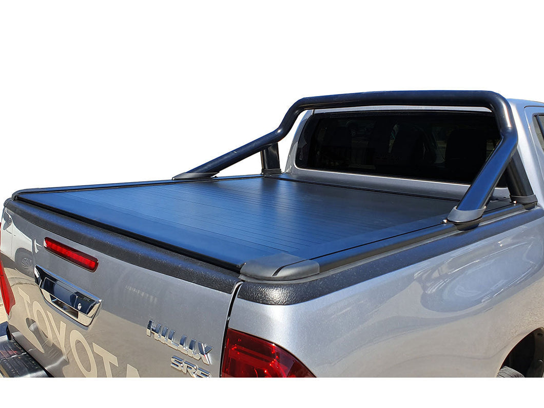 TOYOTA HILUX REVO DUAL CAB 2015-2024 ELECTRIC ROLLER SHUTTER COVER for Sports Bar tonneau hard lid