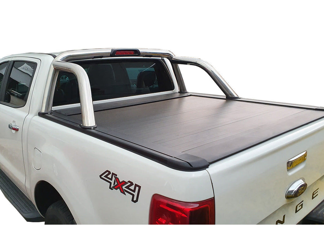 FORD RANGER DUAL CAB 2012-2021 ELECTRIC ROLLER SHUTTER COVER for Sports Bar tonneau hard lid
