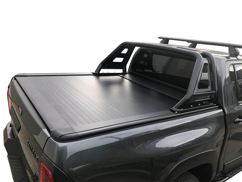 TOYOTA HILUX RUGGED X DUAL CAB 2015-2024 ELECTRIC ROLLER SHUTTER COVER for Sports Bar tonneau hard lid