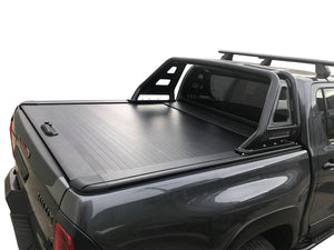 TOYOTA HILUX RUGGED X DUAL CAB 2015-2024 MANUAL ROLLER SHUTTER COVER for Sports Bar tonneau hard lid