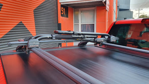 Bodyline BIKE RACK Carrier for Cross Bar Roof / Roller Cover / Canopy mounting UPRIGHT MOUNT