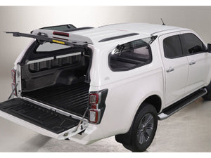 Painted Isuzu D-MAX 2021+ DC MAX LUXURY FULL OPTION CANOPY with Lift Up Side Windows