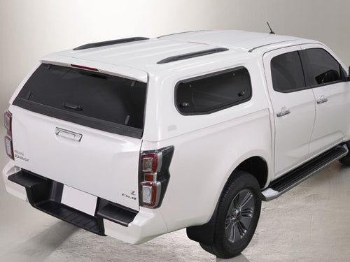 Painted Isuzu D-MAX 2021+ DC MAX LUXURY FULL OPTION CANOPY with Lift Up Side Windows