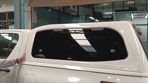 GWM CANNON Ute DC 2021+ Steel Canopy Electric Lift-Up Side Windows Painted Blue 6Y