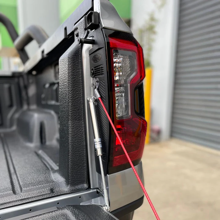 FORD RANGER/RAPTOR RA (NEXT GEN) 2022+ Tailgate Stainless Easy Down St ...