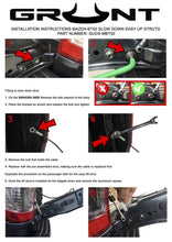 Mazda BT-50 2012-2020 tailgate strut assist system