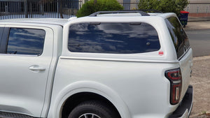 GWM CANNON Ute DC 2021+ Steel Canopy Electric Lift-Up Side Windows Painted Pure White 98