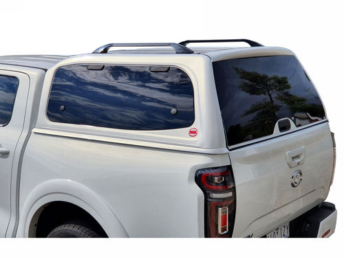 GWM CANNON Ute DC 2021+ Steel Canopy Electric Lift-Up Side Windows Painted Pearl White 09F