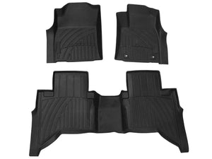 Toyota HILUX REVO DC 2016-2024 Bodyline 3D Floor Mats FloorLiner Carpet Protection