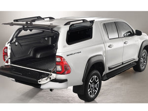 Painted Toyota HILUX REVO 2015-2021 DC MAX PREMIUM FULL OPTION CANOPY with Lift Up Side Windows