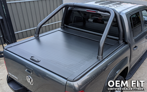 VW AMAROK DUAL CAB 10-21 MANUAL ROLLER SHUTTER COVER for Sports Bar tonneau hard lid