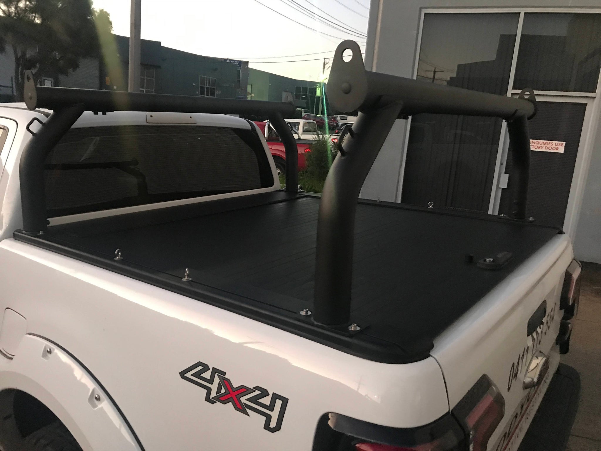 BLACK LADDER RACK 1500mm for BODYLINE ROLLER COVER Tonneau Easy Fit Su ...
