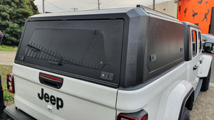 Jeep GLADIATOR DC 2020+ BLACK TITAN HYBRID CANOPY - Stainless Steel Alloy Modular