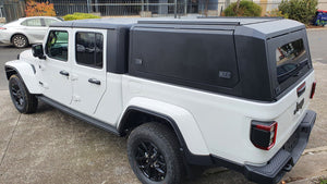 Jeep GLADIATOR DC 2020+ BLACK TITAN HYBRID CANOPY - Stainless Steel Alloy Modular