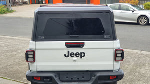 Jeep GLADIATOR DC 2020+ BLACK TITAN HYBRID CANOPY - Stainless Steel Alloy Modular