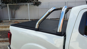 NAVARA NP300 DC 2021+ ELECTRIC ROLLER SHUTTER COVER for Sports Bar tonneau hard lid (PRO-4X, N-Trek, ST, ST-X, RX, SL)