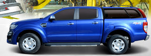 Painted Ford RANGER PX PX2 PX3 2012-2021 DC V4 Steel Canopy with Lift-Up Side Windows
