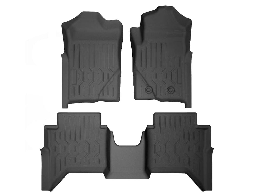 Ford NEXT GEN RANGER DC 2022+ Bodyline 3D Floor Mats FloorLiner Carpet Protection