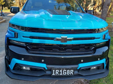 Chev SILVERADO 2019-2022 AIR DESIGN Front Bumper Guard Street - PRIMED & SATIN BLACK