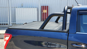 BLACK T-BAR SPORTS BAR for BODYLINE ROLLER COVERS - UNIVERSAL FIT for ALL PICKUPS