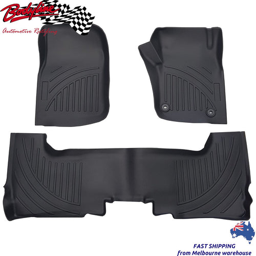 Toyota LandCruiser 76 SERIES 2010-2020 3D LASER CAR MATS FLOORLINERS - ALL WEATHER