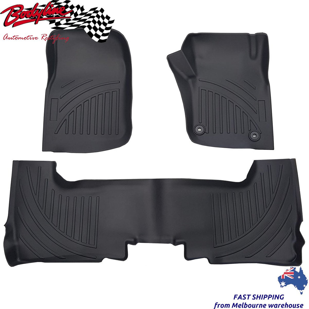 Toyota LandCruiser 76 SERIES 2010-2020 3D LASER CAR MATS FLOORLINERS - ALL WEATHER