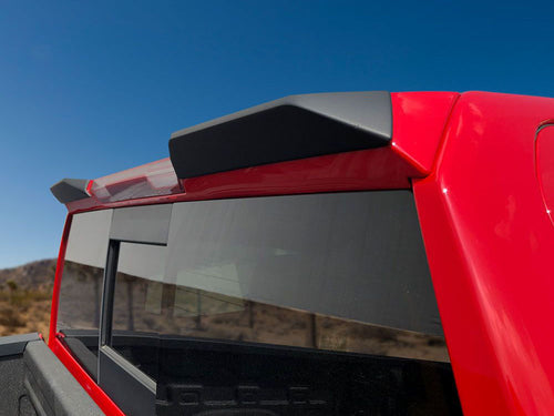 Chev SILVERADO 2019-2024 AIR DESIGN Cab Winglets - SATIN BLACK