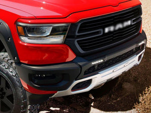 Dodge RAM 1500 DT 2019+ AIR DESIGN Front Bumper Guard Off-Road - SILVER / SATIN BLACK