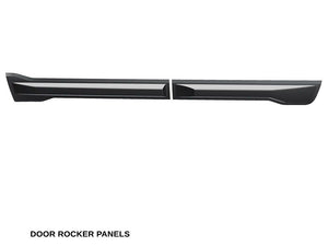 Dodge RAM 1500 DT 2019+ AIR DESIGN Door Rocker Panels (set of 4) - SATIN BLACK - only for CREW CAB