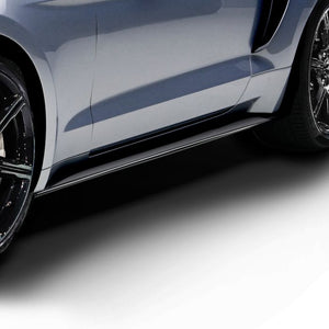 Ford Mustang 2015+ AIR DESIGN Side Skirts Set - Satin Black