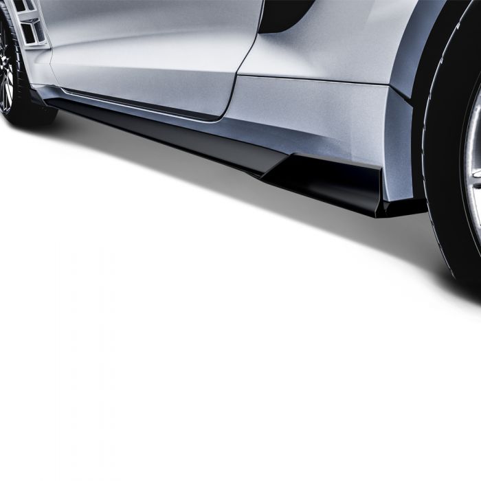 Ford Mustang 2015+ AIR DESIGN Rocker Winglets Set - Satin Black