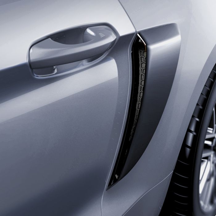 Ford Mustang 2015+ AIR DESIGN Qtr Panels Side Scoops Set - Satin Black