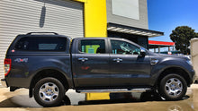Painted Ford RANGER PX PX2 PX3 2012-2021 DC V2 Steel Canopy with Lift-Up Side Windows