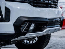 Chev SILVERADO 2019-2022 AIR DESIGN Front Bumper Guard Off-Road - SILVER / SATIN BLACK