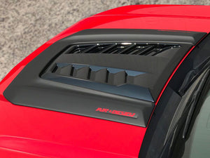 Chev SILVERADO 2019-2024 AIR DESIGN Bonnet Hood Scoop - SATIN BLACK